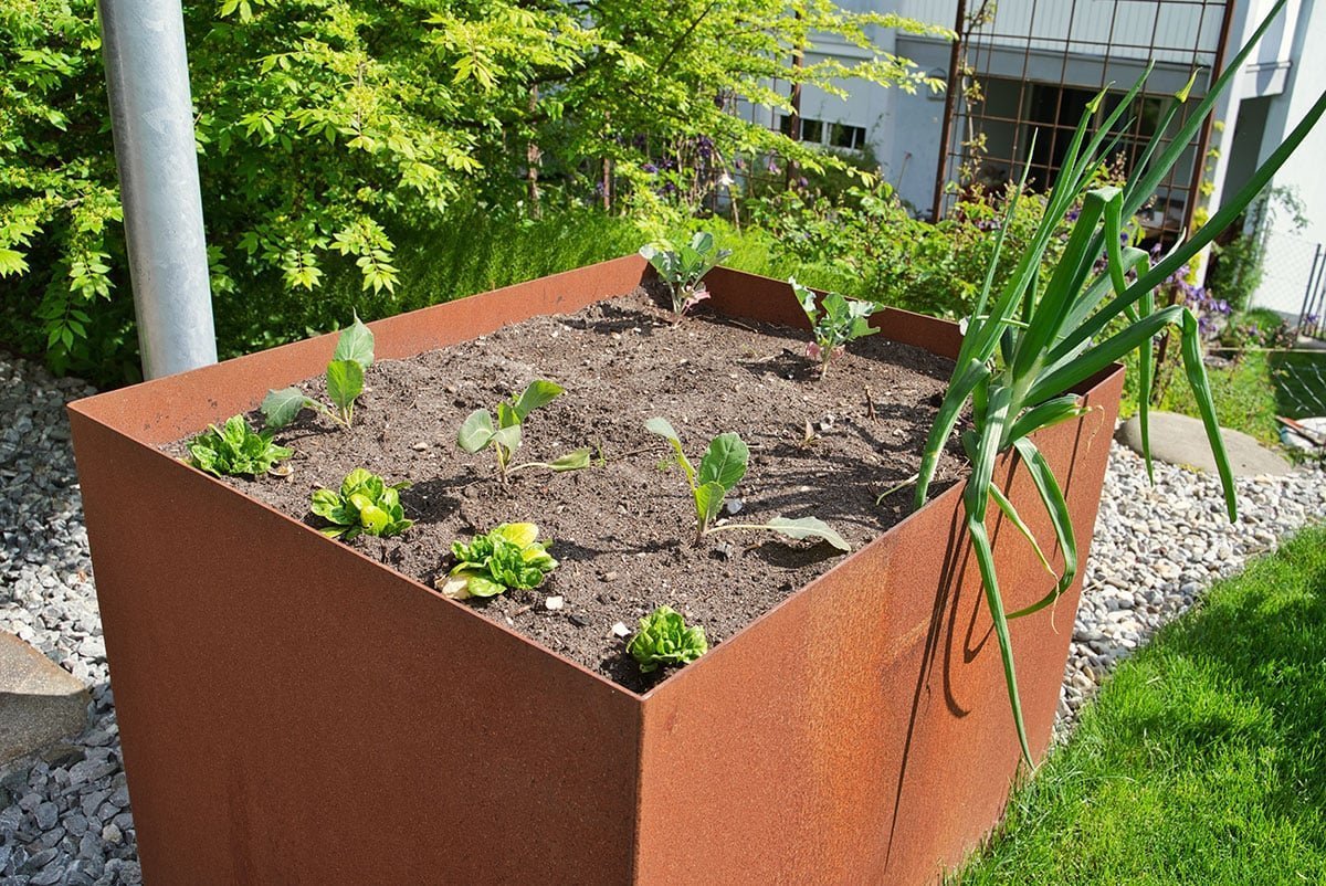 HOCHbeet aus Metall direkt vom Hersteller aus Vorarlberg